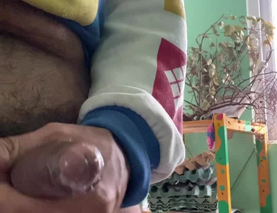 Hard cock with dripping cum
