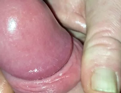 Long, Pumped Bulging Foreskin Dick with Cumshot