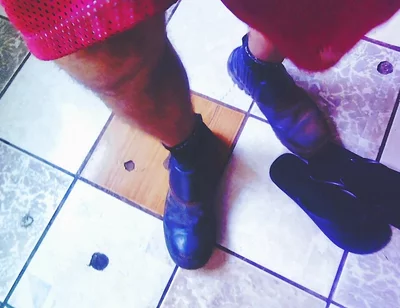 POV Wearing Boots