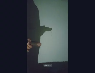 Shadow art in the dark night: the reflection of my private desire of jerking off on the wall.