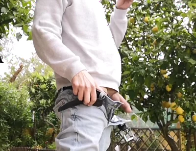 Hot Guy's Outdoor Pissing