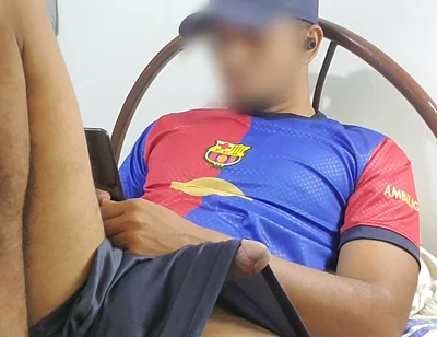 Male Watching Porn in His Room