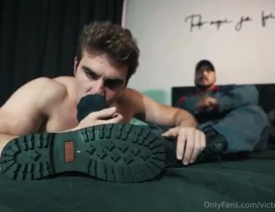 Firefighter latino feet boots master