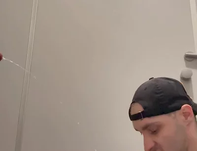 Gay Skinhead Kinkysirius Take a Gold Shower Public Toilet
