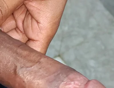 Indian Desi Boy Playing Big Cock in Bathroom