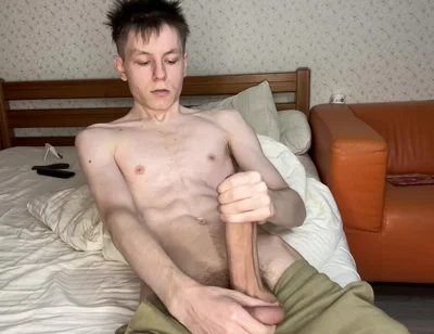 18-year-old Twink's Massive Cum Blast