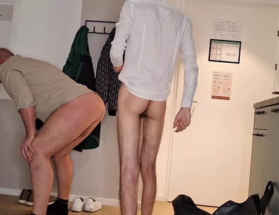 Riding a Huge Big Dick Gay Anal Creampie. Daddy Get Fucked