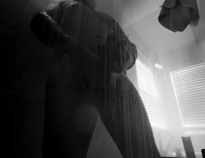Straight Married Man Fucks Dildo in the Shower (part 1)