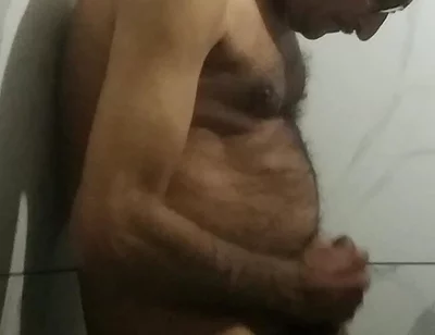Playing with My Cock in the Bathroom