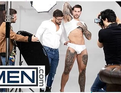 Men - Dann Grey Watches Papi Kocic Posing For A Photoshoot And Wonders What His Cock Would Feel Like