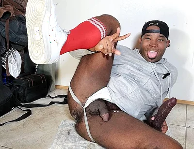 Football Whore Butt Fucking Hole Into a Creamy Mess with Thick Dildoes