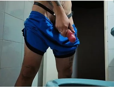 Locked Up And Leaking: Pissing Through My 20cm Dildo Cage