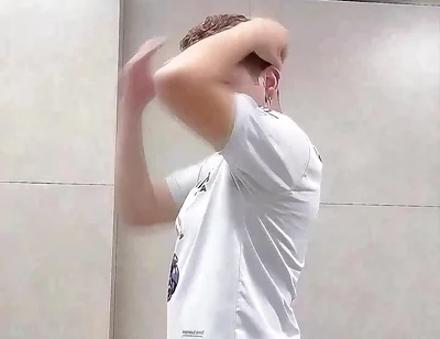 I Almost Got Caught by the Security Guard Exposing Myself in the Public Restroom.