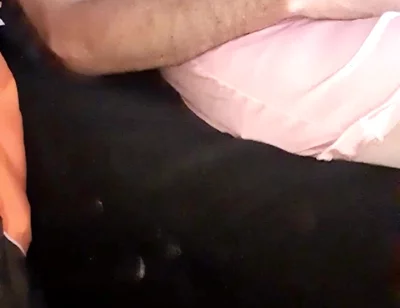 Cdmichelle Wearing Pink Lingerie Then Putting on Pink Dress