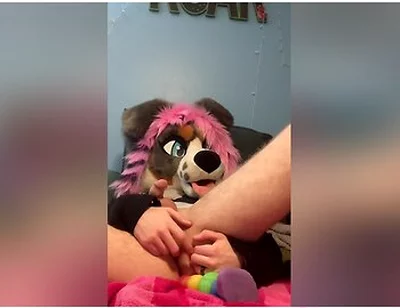 Furry Fucks His Tight Ass Until He