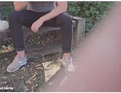 Random Hetero Married Guy At The Park Accepts My Offer And Tries His First Gay Blowjob At His Lunch - Guy Park