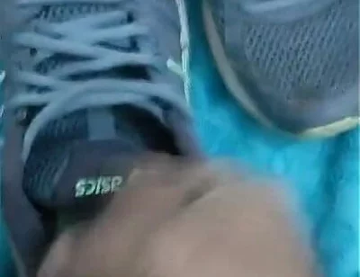 Fuck and Cum in Asics of My Wife