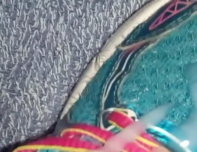 Cum on Asics Sneakes