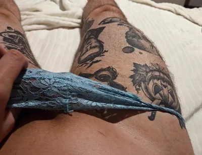 Jerking off Wearing Female Panties