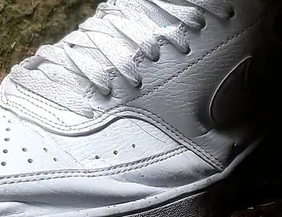 My Nike White Shoes and Socks