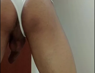 Showing Her Panties Under Her Skirt with POV Surprise, Come and Bust My Ass