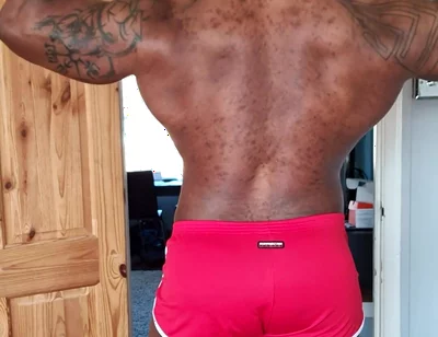 Red Shorts Big
