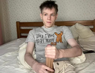 Three Days Abstinence Ends in Twink Bed Flooding