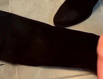Cum on Step Moms High Heels