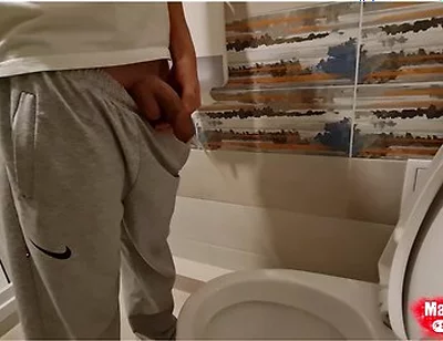 Young Gay Long Pissing At Home