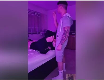 Gay Couple Smoke And Bare Fuck Session