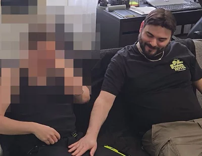 Straight Curious Handyman Came Back to Get His Big Cock Sucked Again