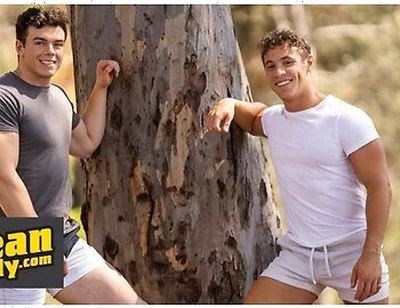 Muscular Hunks Clark Reid & Kyle Go Crazy On Each Others Cock And They Both Cum Hard