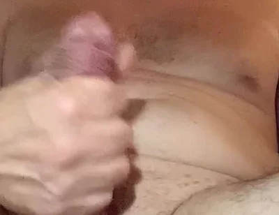Fit Old Man Masturbating After Workout