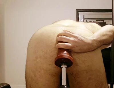 Grunting Orgasms on Fucking Machine
