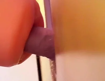 Straight Guy Pounds His Girl at the Gloryhole - but Who's Really Moaning Behind It?!