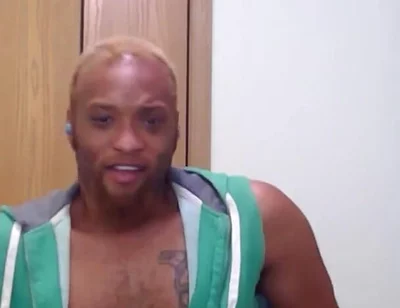 Jerking off in My Green Vest for a Friend