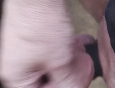 My Friend Sits in a Chair and Jerks His Cock While Watching the Video Until He Orgasms