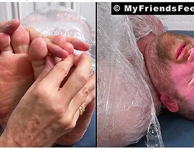 Tommy Bearhama Gets Mummified And Giggles With Feet Tickles