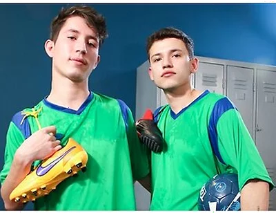 Teammates Jake Lotti & Loick Gauthier Get Wild In The Locker Room After Sweaty Workout