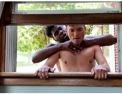 Bruno Cartella Sneaks Up To Ty Shines Window And Gets Hard Watching His Sexy Body