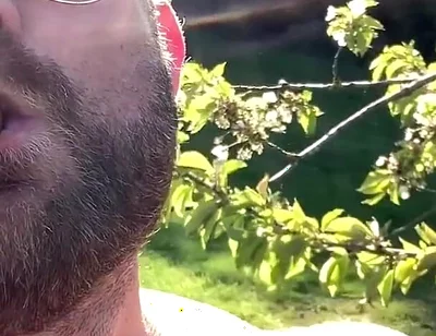 Smoking My Cigar Outdoors in the Summer Heat
