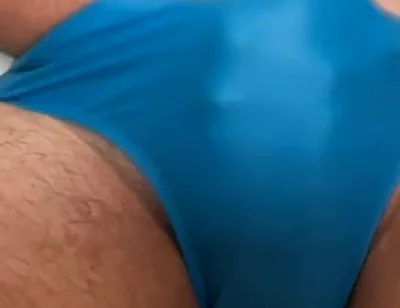 Blue Budgy Smugglers Speedo Cum