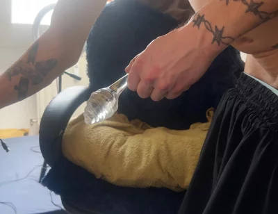 Glasplug in My Ass