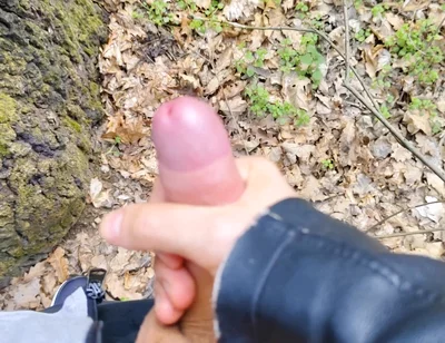Outdoor Piss, Wank and Cum