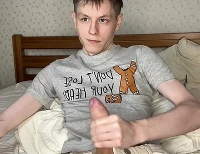 Three Days Abstinence Ends in Twink Bed Flooding