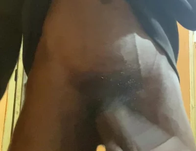 Thug with BBC Beating His Meat